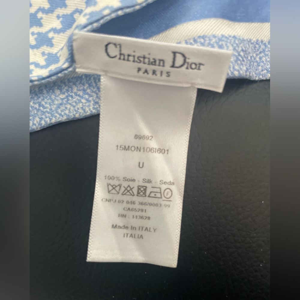 Christian Dior Mitzah Silk Scarf in box - Picture 5 of 7
